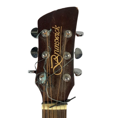 27b - Brunswick acoustic guitar. 104cm