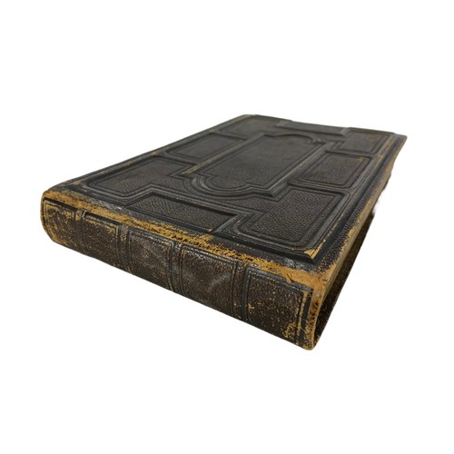 307 - Victorian photo album. 23cm