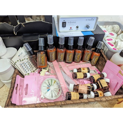 733 - Large quantity of nail products