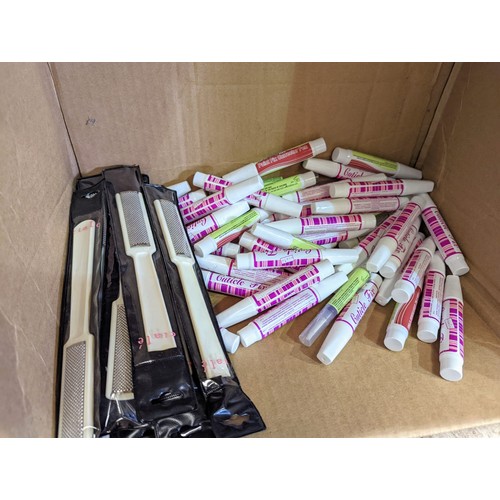 733 - Large quantity of nail products