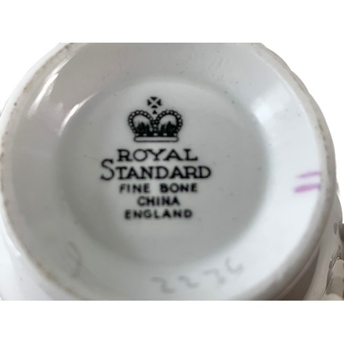 497 - 40 piece Royal Standard tea set.