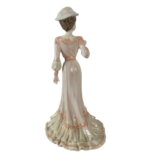 498 - Limited Edition Coalport figurine. La Belle Époque Sophie. 22cm