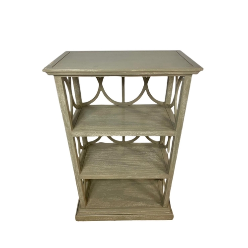 1105 - Modern Shabby Chic shelving unit with matching side table. Shelving unit. 68x40x106.5cm