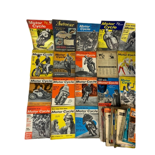 348 - Large quantity of vintage motorcycle magazines