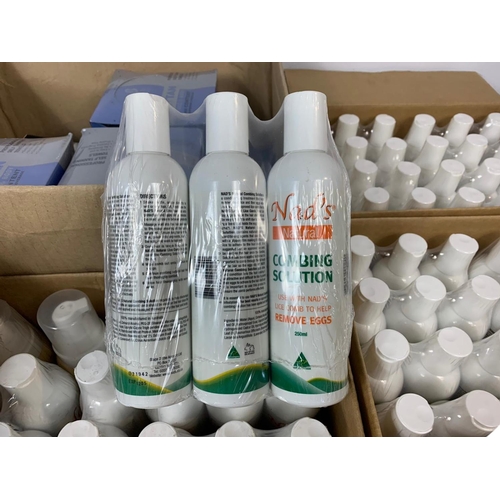 744 - Large quantity of body tan and lice solution