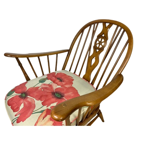 987 - Ercol mid century elm armchair