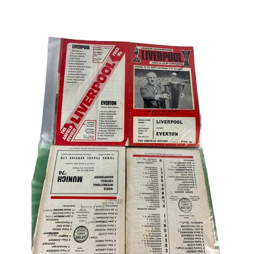 318 - Large quantity of vintage 1960’s/70’s mostly Liverpool FC football programmes