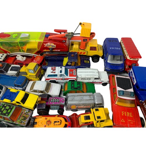 203h - Quantity of model cars. Mostly Corgi and Matchbox.