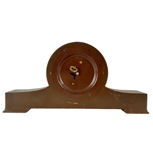 555 - Vintage mantle clock, 31cm