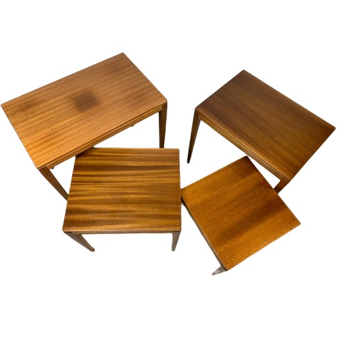 993 - Richard Hornby teak mid century nest of 4 tables.