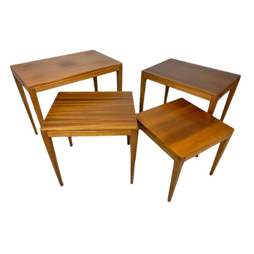 993 - Richard Hornby teak mid century nest of 4 tables.