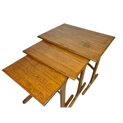 959 - G-Plan Fresco teak mid century nest of 3 tables.