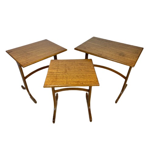 959 - G-Plan Fresco teak mid century nest of 3 tables.