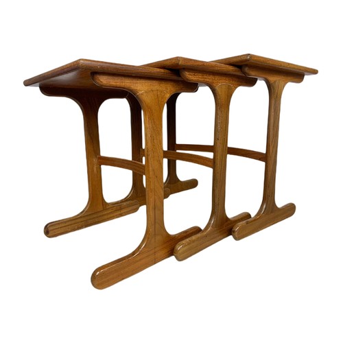 959 - G-Plan Fresco teak mid century nest of 3 tables.