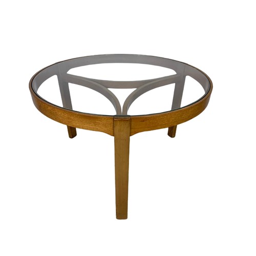 1004 - Nathan teak mid century trinity nest of tables/coffee table. 82x51.5cm