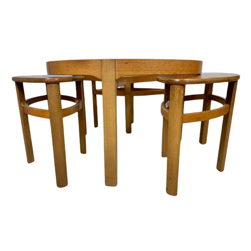 1004 - Nathan teak mid century trinity nest of tables/coffee table. 82x51.5cm