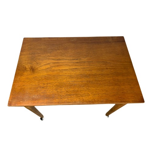 1052 - Danish teak mid century nest of table designed by Poul Hundevad