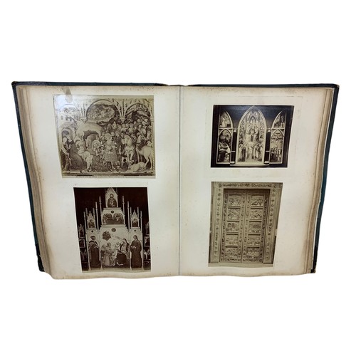 372e - Large 19th century book with photographic plates of famous religious artefacts and religious archite... 