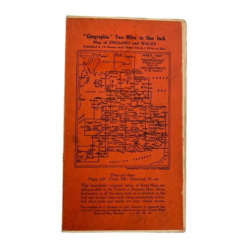 585 - 3 early 20th century road maps of England & Wales. 1930’s.