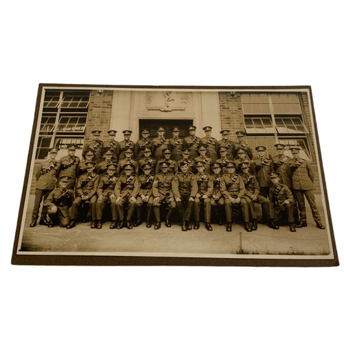 631 - 5 military photographs of British and American servicemen. 1930’s/40’s. 27cm