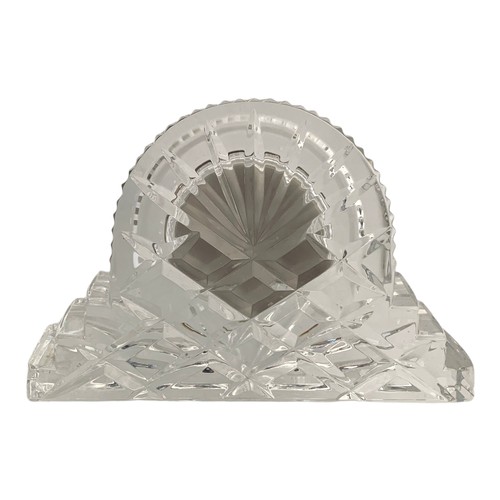 599 - Waterford Crystal clock. 18/13cm