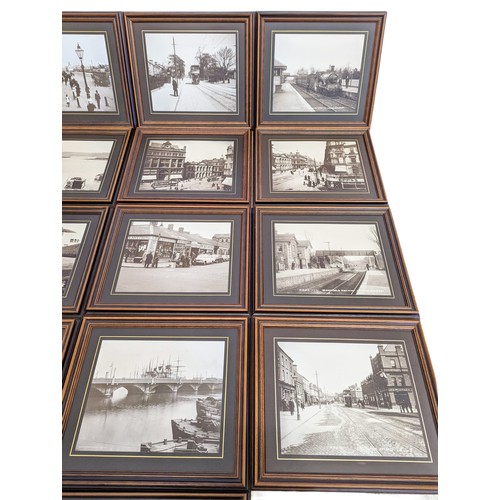 610 - 18 prints of photographs of old Belfast, 35x30cm