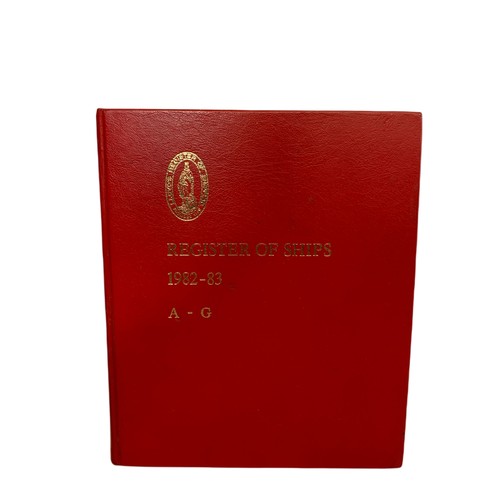 625 - 3 books on Register Of Ships 1982-83. 25/7/29cm