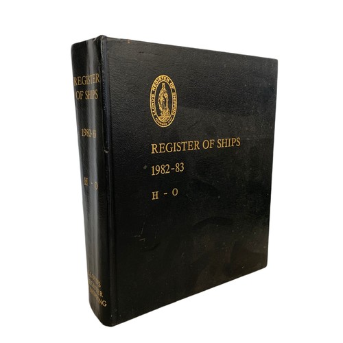 625 - 3 books on Register Of Ships 1982-83. 25/7/29cm