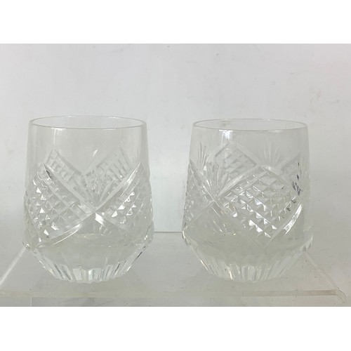 451 - Set of 6 Tyrone Crystal glasses