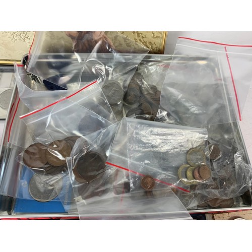 706a - Quantity of old coins and notes etc