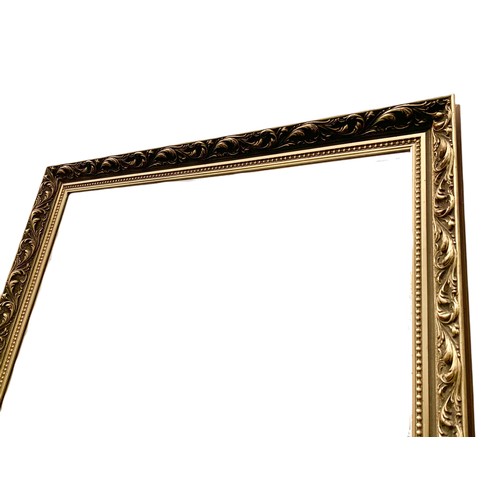 1134 - Large gilt framed mirror, 103cm x 131cm