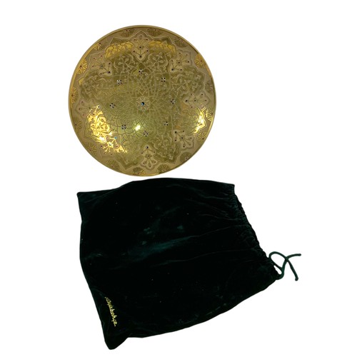 519a - Ornate brass centre piece/bowl, 33cm