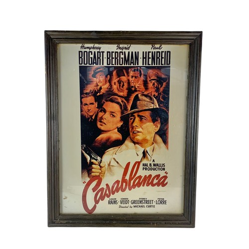 6 - Vintage Casablanca poster. 56/73cm