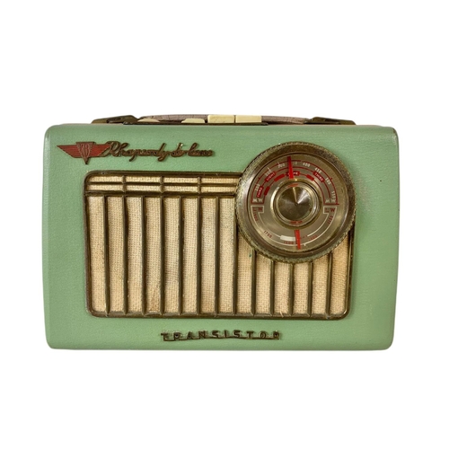 155 - Vintage KB Rhapsody De Luxe Transistor radio. Portable MW & LW Transistor Radio. 26 x 9 x 17cm