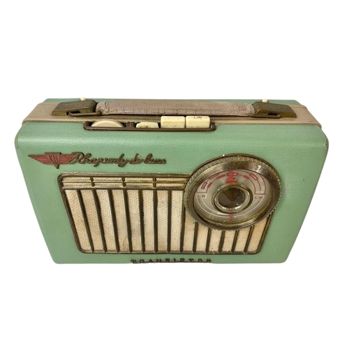 155 - Vintage KB Rhapsody De Luxe Transistor radio. Portable MW & LW Transistor Radio. 26 x 9 x 17cm