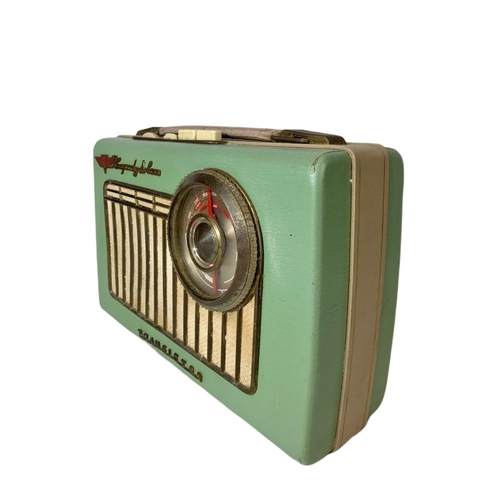 155 - Vintage KB Rhapsody De Luxe Transistor radio. Portable MW & LW Transistor Radio. 26 x 9 x 17cm