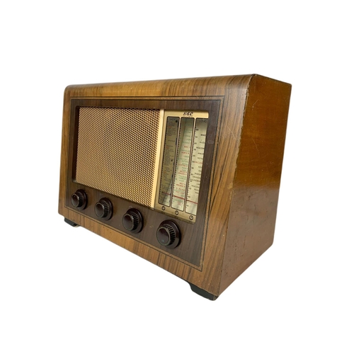 196 - Vintage GEC radio. 44 x 21 x 32cm