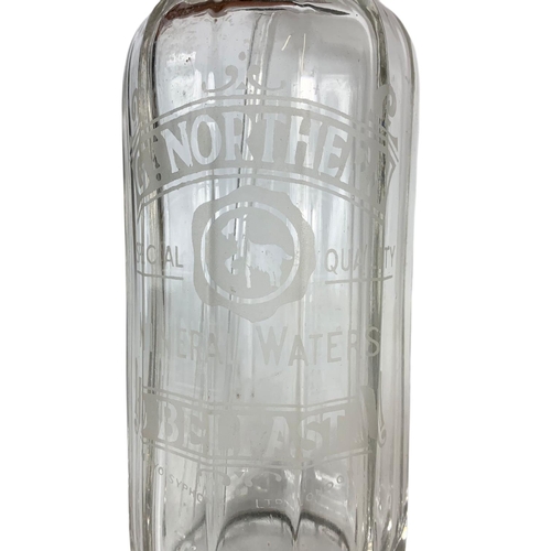 82 - Vintage soda bottle. GT Northern Belfast. Mineral Waters. 31.5cm