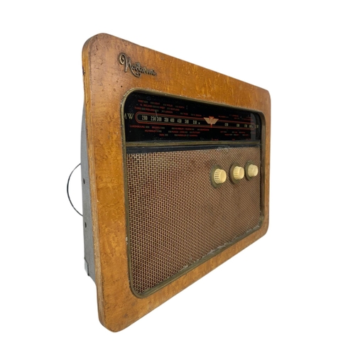 138 - Vintage Nocturne PR 10 Kolster Brandes LTD radio. 46 x 15 x 32cm