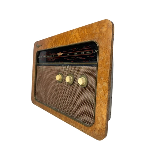 138 - Vintage Nocturne PR 10 Kolster Brandes LTD radio. 46 x 15 x 32cm