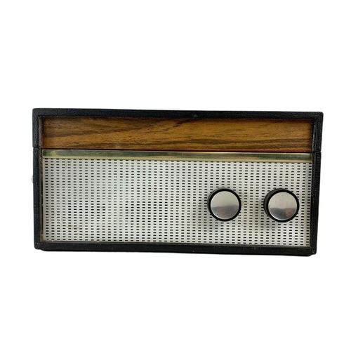 142 - Vintage record player. 32 x 27 x 16cm