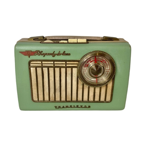 155 - Vintage KB Rhapsody De Luxe Transistor radio. Portable MW & LW Transistor Radio. 26 x 9 x 17cm