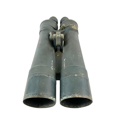 44 - WWII Japanese naval binoculars by Nikon. 48cm