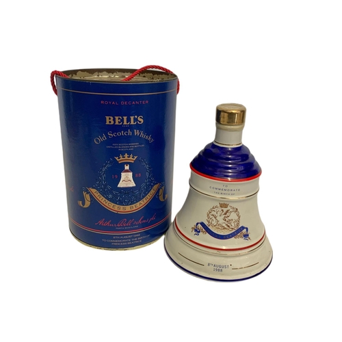 54 - Unopened Bell’s Old Scotch Whisky 1988 Royal Decanter to Commemorate The Birth Of Princess Beatrice.... 