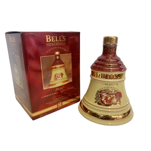 72 - Unopened Bell’s Extra Special Old Scotch Whisky. Christmas Decanter 1996. Ingredients Of Quality. By... 