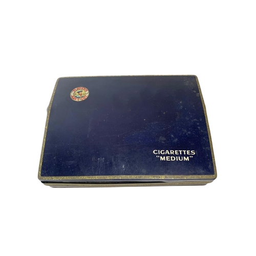 189 - Sundry lot. Including Players Navy Cut Cigarette tin. Vintage Kodak Brownie in case, vintage militar... 