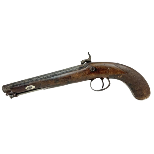 191 - Early 19th century pistol. 32cm