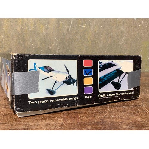 8 - Precision Aerobatics Katana Mini Wild 3D Elctric ARF plane in box. Box measures 75 x 38cm