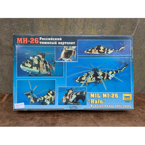 13 - Zvezda 7270 Mil Mi-26 Soviet Helicopter Aircraft Model Kit 1:72 and Blohm and Voss BV 138 Supermodel... 