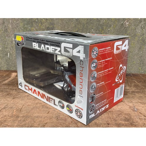 16 - Bladez Toyz PLC Bladez G4 remote control helicopter in box. Box measures 26 x 15 x 16cm